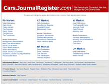 Tablet Screenshot of cars.journalregister.com